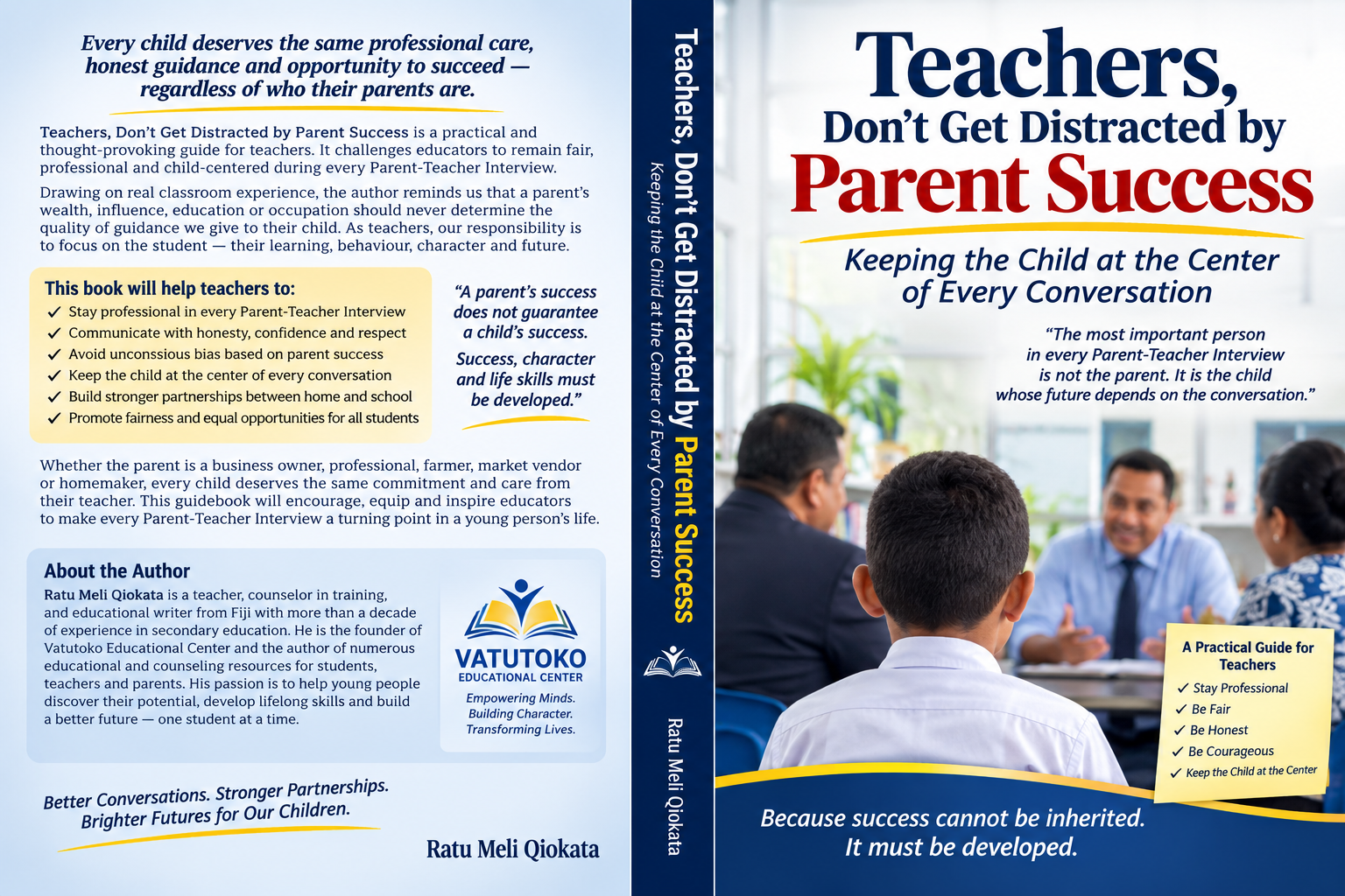 TEACHER DON'T GET DISTRACTED BY PARENT SUCCESS
